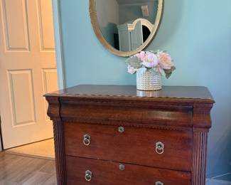 Pair Lg 2 Drawer Night Stands 