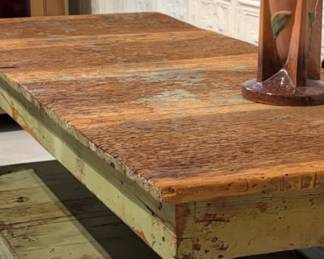 THE REAL DEAL FROM THE DOCKS OF HOBOKEN LARGE TABLE