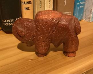 Pipestone buffalo effigy. “Big Eagle” 