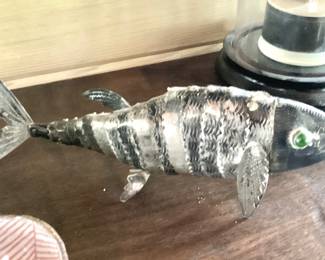 Articulated sterling silver fish ( Peruvian?)