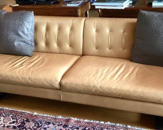 Room & Board “Wells” leather sofa