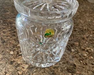 Waterford Hand Cut Lead Crystal Lismore Biscuit Barrel (2)
