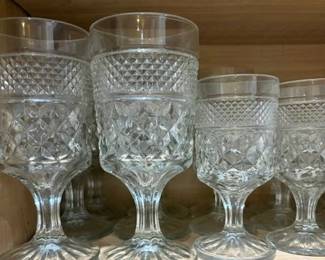 Vintage Anchor Hocking Wexford Stemware