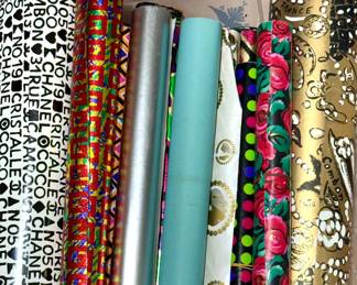 Highly coveted VIP high end department store wrapping paper. Vintage, some labeled on back. Not sold in retail stores