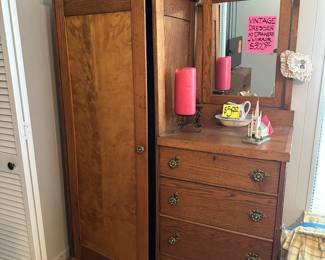 Vintage Closet/Chest Combination - Candles - 