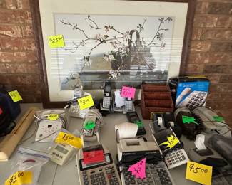Artwork - Calculators - Mail Box - Shreader - phone