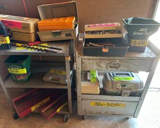 Tool Boxes - Fishing Boxes - Yard Spreader - Cabinets