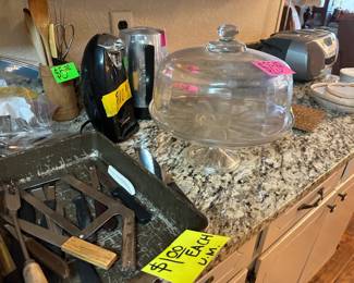 Cake Stand and Cover - Knives - Appliances