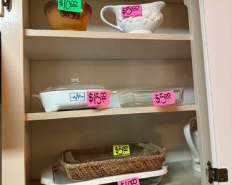 Corningware Dishes - Pitchers - Oven Pans