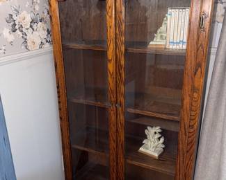 Antique oak bookshelf
