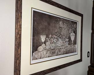 Signed, numbered & professionally framed