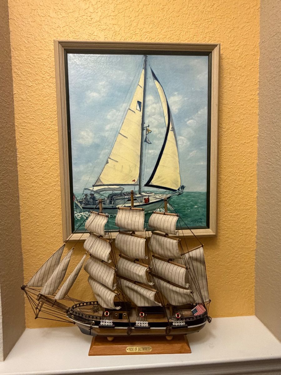 Nautical collectibles.
