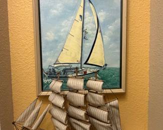 Nautical collectibles.