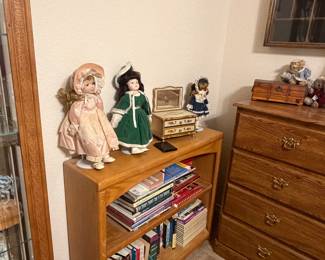 Books and Vintage Dolls