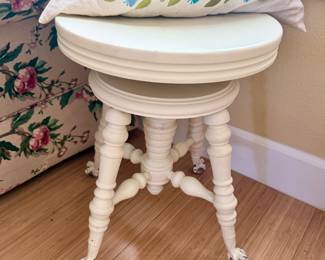 Painted Piano Stool