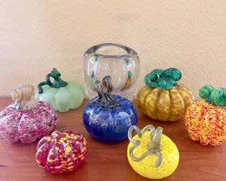 Glass pumpkins new