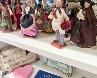 Collection Clay Dolls Standing / Each different 