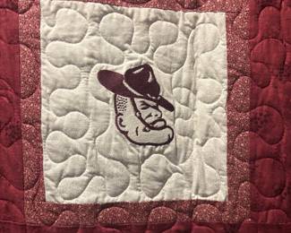 Close-up of Aggie Quilt