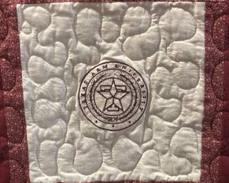 Close-up of Aggie Quilt
