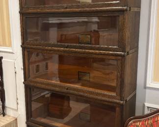 Globe Wernicke 5 Stack Oak Bookcase