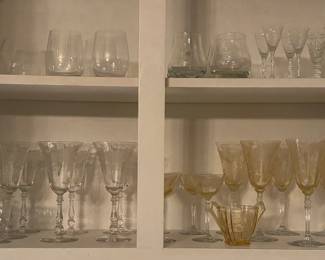 Depression Era Stemware