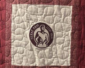 Close-up of Aggie Quilt