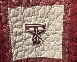 Close-up of Aggie Quilt