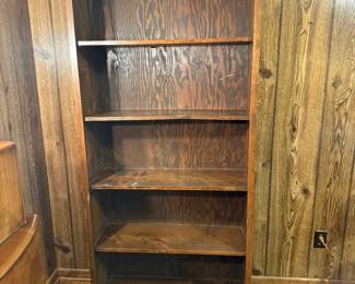 Handcrafted Wood Bookcase. NICE!