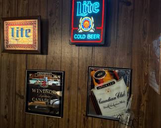 Bar Lights and Mirrors