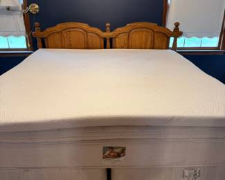 King Bed Headboard and Matresses