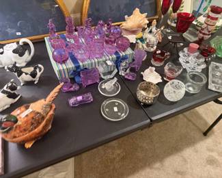 Purple glass collection
