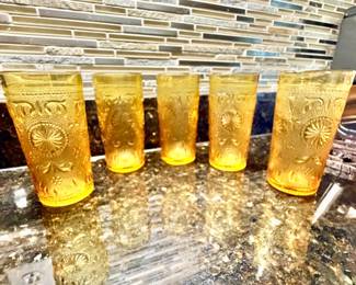 American Concord Amber Tumblers