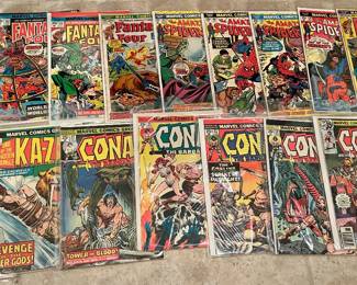 High-grade Marvel superhero comics collection, priced by the book