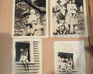 1920's- 1930s photo scrapbook