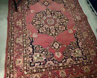 Persian Lilihan (Christian weavers) Wool Pile measures 4.6 x 6.9 