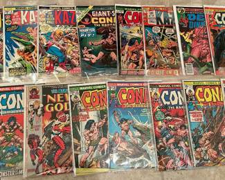 High-grade Marvel superhero comics collection, priced by the book