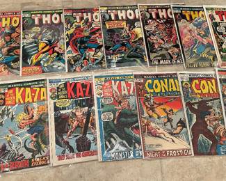 High-grade Marvel superhero comics collection, priced by the book