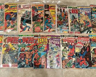 High-grade Marvel superhero comics collection, priced by the book