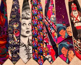 Great selection of designer ties