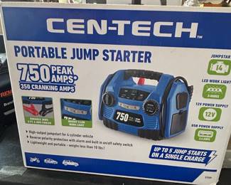 Cen-Tech 750 Peak Amp Portable Jump Starter