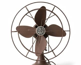 Vintage Cold Wave Electric Desk Fan