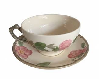 Franciscan Desert Rose Teacup and Saucer Set