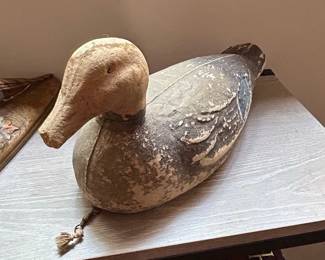 Vintage Carry-Lite Paper Mache Duck Decoy