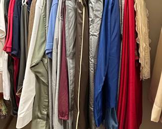 Assorted Vintage and Modern Apparel