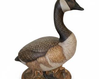 Vintage Oils By Durayne Ceramic Goose Figurine