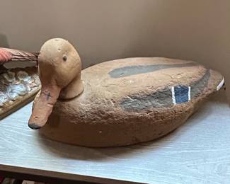 Vintage Wooden Mallard Duck Decoy
