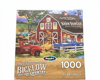 RoseArt Chris Bigelow Country The Barn Dance 1000-Piece Puzzle