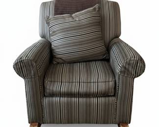 Flexsteel Rocking Chair with Striped Fabric