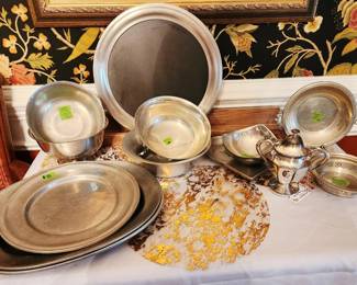 Pewter pieces