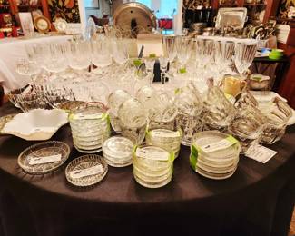 Glassware, Crystal, Punchcups, dishes